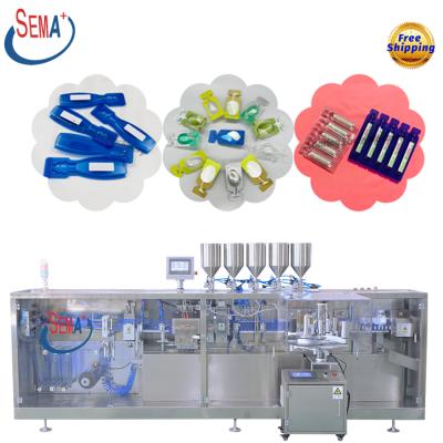 China Food Automatic Plastic Ampoule Liquid Shaping/Filling/Sealing Machine For Olive Oil Packing Machine for sale