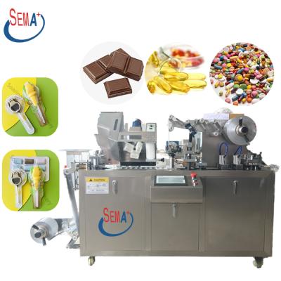 China Automatic Food Tablet Pill Blister Packing Machine Small Tablet Capsule Blister Packing Machine for sale