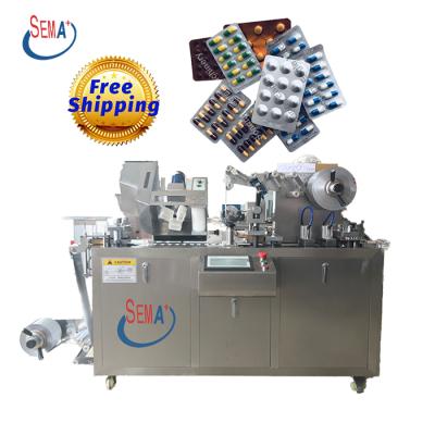 China Automatic Food Blister Coating Chewing Gum Tablet Candy Blister Packing Machine for sale