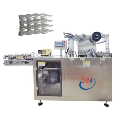 China Food Water Milk Aluminum Plastic Honey Blister Aluminum Foil Honey Blister Packing Machine for sale