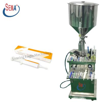 China Food Syringe Filling Machine Semi Automatic Syringe Prefilled Syringe Filling Machine Filler for sale