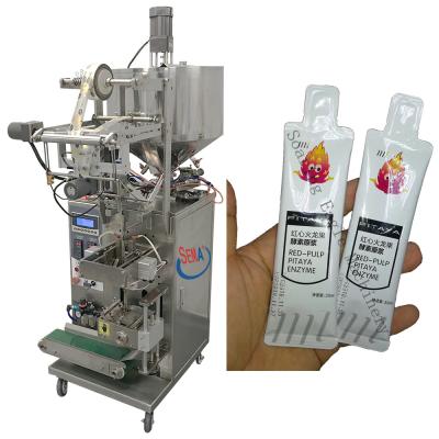 China Automatic Liquid Food Sachet Bag Packing Machine For Honey Packaging Pure Honey Stick Pouch Bag Forming Filling Sealing for sale