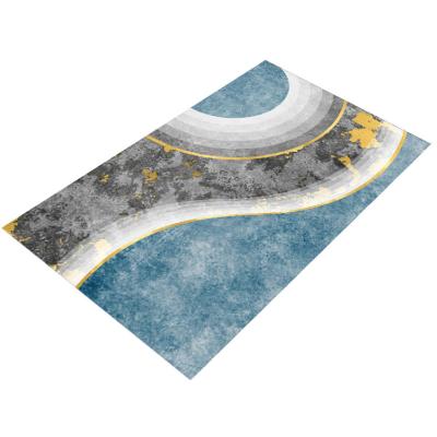 China Quality Washable Modern Non-slip Rectangle Large Outlet Factory Living Room Luxury Rugs And Blankets for sale