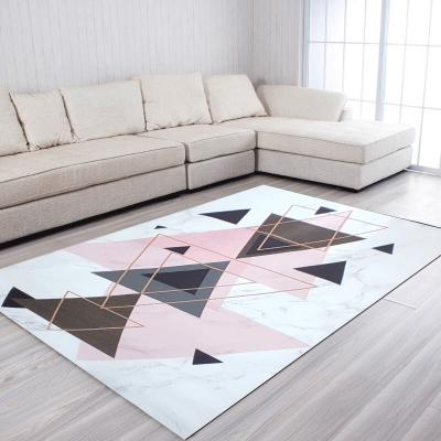 China Good Selling Polychromatic Washable Crystal Velvet Stain Resistant Carpets And Blankets Living Room For Bedroom for sale