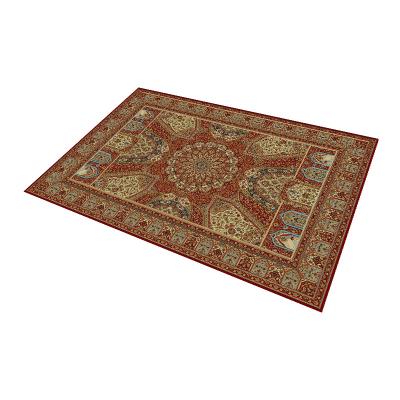 China Washable Factory Persian Design Printed Blankets Polyester Area Rugs For Living Room Carpet for sale