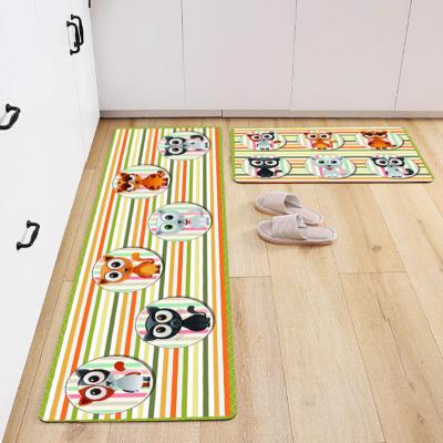 China Fashion Washable Instant Sale Factory Floor Mat Set Anti Fatigue Washable Kitchen Blankets for sale