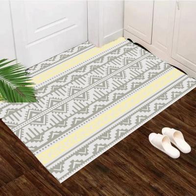 China Fashion Washable High Quality Modern Rectangle Bathroom Blanket Custom Made Door Mat for sale