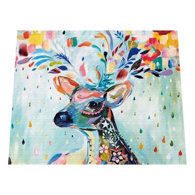 China Factory Living Room Polyester Wear Resistance Washable Home Decorations Customized Tarpaulin Wall Tapestry for sale