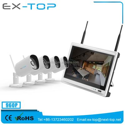 China 1.3MP Wifi IP Camera With 1080P NVR Kit Home Security Surveillance Wireless Camera System 12V K8604L11-302oW-13 for sale