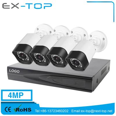 China Smart Home Use Indoor Outdoor CCTV H.264 Diy Low Cost 4MP AHD DVR Kit EX-4AKB305-4 for sale