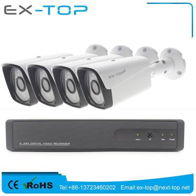 China Economical Waterproof/Waterproof Warranty 1.0MP 720P Array Led Security Camera 4CH AHD DVR Kit 3 Years for sale