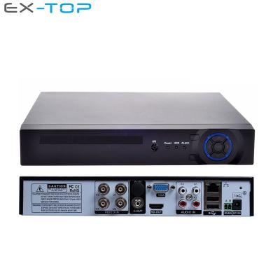 China Xm maker H.264 5 IN 1 P2P 4CH realtime 1080P AHD DVR 4*AHD-H/4*AHD-M @15FPS for sale