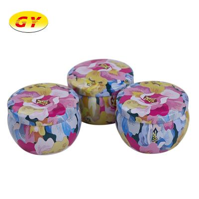 China Recyclable Custom High Quality Aluminum Lavender Scent Candle Tin Jar for sale