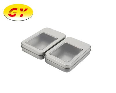 China Recyclable Wholesale Square Metal Tin Box For Gift Packaging for sale