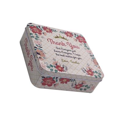 China Recyclable Wholesale Square Printing Customizable Items Packaging Tin Box for sale