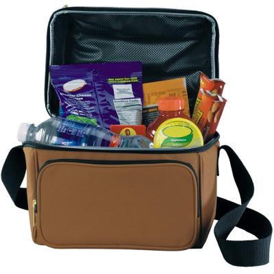 China Waterproof Luxury Double Compartment Insulated Lunch Cooler Bag for sale