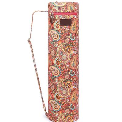 China Canvas Yoga Mat Bag and Carriers for Women and Men Portable Multifunctional Storage Pockets Canvas Yoga Bags for sale