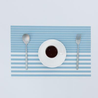 China Washable Stocked Set Mats For Kitchen Table, Heat Resistant Stain Resistant Non Slip, PVC Table Mat For Dining Table. for sale