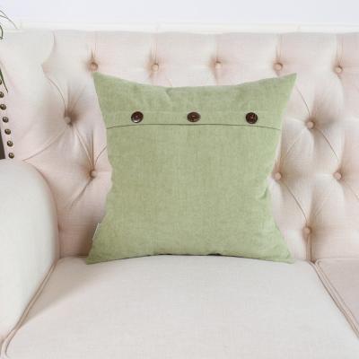 China Nordic Chenille Anti Dust Mites Style Polyester Woven Square Pillow Covers For Home Decor for sale