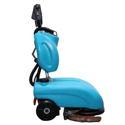 China Manual Floor Scrubber Dryer Factory A202 13inch New Single Brushes Design for sale