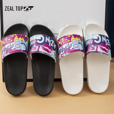 China CUSHIONING Fashionable Soft Bottom Soft Home Leisure Summer Student Trend Flip Flops Slide Indoor Slippers Bathroom for sale