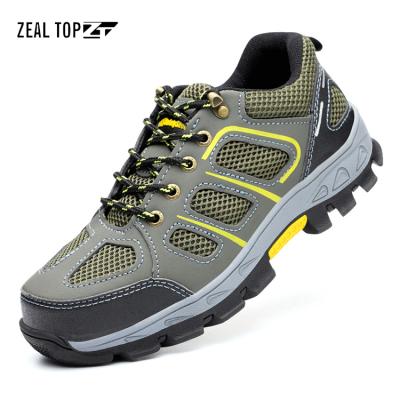 China Comfortable Protective Mountaineering Work Shoes Lightweight Wear Resistant Safe Safety Anti-skid for sale