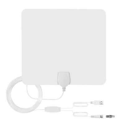 China Shenzhen Flat Design HDTV Indoor Digital TV Antenna 80 Mile Supplier Inch 11*13.8 Wholesale for sale