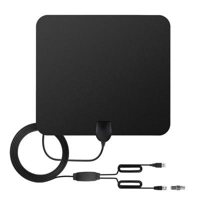 China Indoor Digital TV Antenna 50 Mile Flat Design HDTV Inch 9.8*8.8 Wholesale for sale