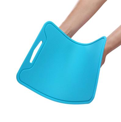 China Sustainable Silicone Cutting Board For Kitchen Dishwasher Safe Non Slip Silicone Cutting Mat 11.5 x 8.5inch for sale