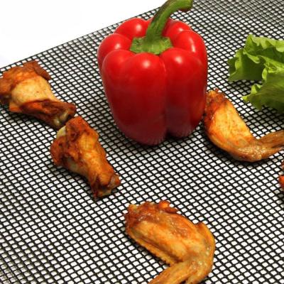 China Non Stick Barbecue Grill Sheet Non Stick Liners Grilling Mats Accessories Nonstick Fish Vegetable Smoking for sale