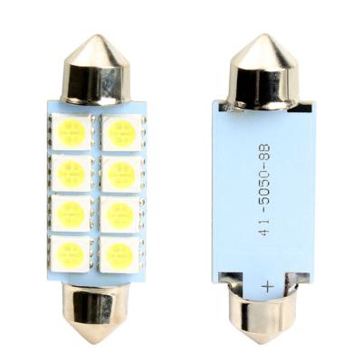 China Cornering Lamp Car Lighting Lamp Led 5050 Chip Festoon 8smd Canbus Trunk Lamp Car Dome Light 31mm 36mm 39mm 41mm for sale