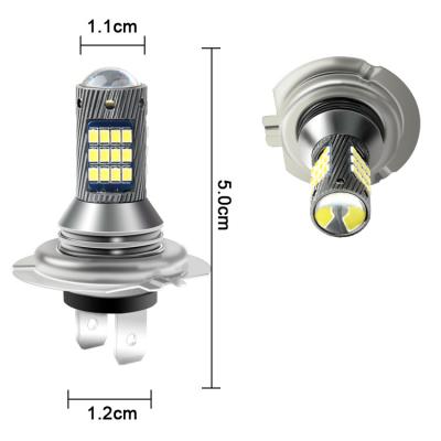 China PC Factory Outlet Mini Led Working Driving Headlight Fog Light H4 H6 T19 42led High Low Beam For Motorcycle ATV SUV for sale