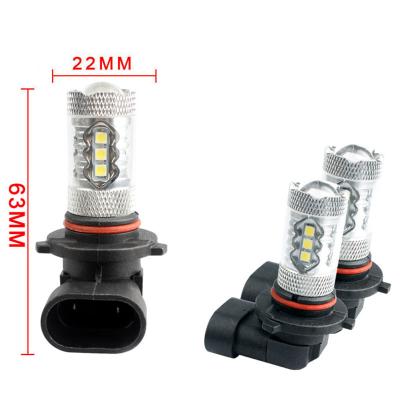 China 15SMD 2835 9-30V 470LM IP67 PC 100w LED Car Light 9006 Waterproof Auto LED Fog Light 9006 for sale