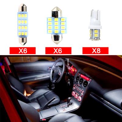 China Factory Set 20PCS T10 Dual-Tip Display Dual-Tip Reading Lamp Automotive Wide Light License Plate Lamp Combination Lamp LED Interior Light for sale