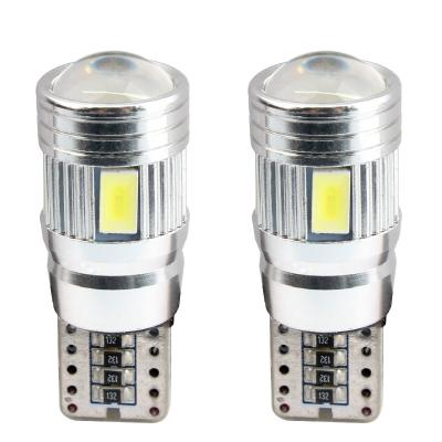 China Cornering Lamp Car Styling Car LED T10 194 W5W Canbus 6 SMD 5630 LED Auto Clearance T10 LED Bulb Side Light Car Side Lamp for sale