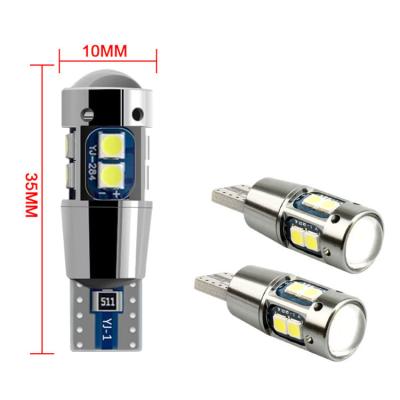 China Lamp Car T10 3030 DC9-30V 300LM 3.7W Cornering Light Auto Led Interior Indicating Width T10 Light 9SMD 3030 DC9-30V 30Lamp For Universal Car Light for sale