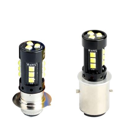 China Motorcycle led brake light highlight H4 P15D BA20D led motorcycle LED headlight led motorcycles lemon headlight green headlight bulb with 3030 15smd ball bubble for sale