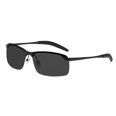 China Half Frame Rectangle Frame Lightweight Good Quality Photochromic Sunglasses for sale