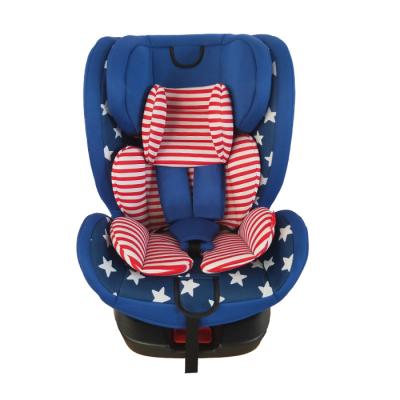 China HDPE+Knitted Fabric+Sponge+mental Rotatable Baby Car Seat With ISOFIX Latch Installation for sale