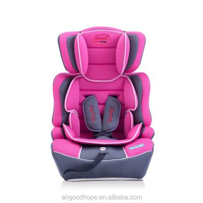 China HDPE+Knitting fabric +sponge ECER44/04 approved baby carseat for sale