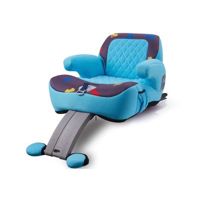 China HDPE + Knitted Fabric 15-36kg Group 2+3 ISOFIX Interface Kids Booster Seat With Foot Support for sale