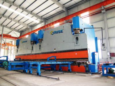 China Automatic Feeding Cnc Hydraulic Press Brake Machine 800 Ton 7m For Electric Pole Bending for sale