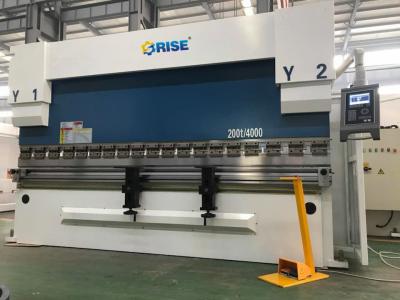 China 200 Ton Automatic CNC Sheet Metal Press Brake Bending Machine DA52S High Precision for sale