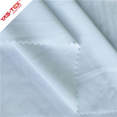 China Stretch 82 Polyester 18 Spandex Fabric, High Elastic Polyester Spandex Fabric, White Polyester Spandex Fabric for sale