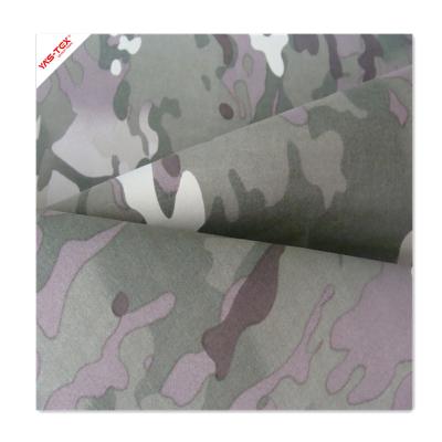 China Anti-Static Waterproof Camouflage Printed Composite PTFE Nylon Fabric And Knit Mesh Fabric For Military Jacket for sale