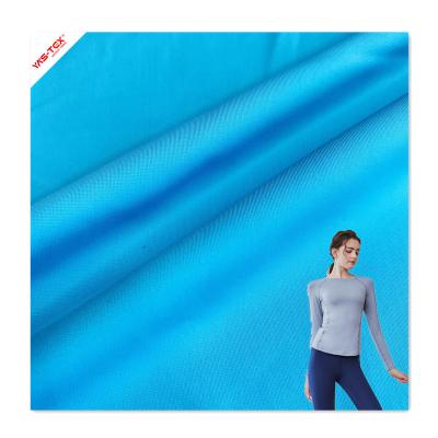 China Spandex Stretch Matte Nylon Fabric Excellent Elasticity Knitted Antibacterial Soft Handfeeling Deodorant For Yoga Use for sale