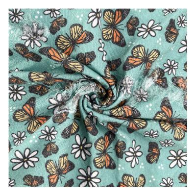 China Custom MOQ Liverpool Tear-Resistant Distressed Digital Printed Fabric With Good Price for sale