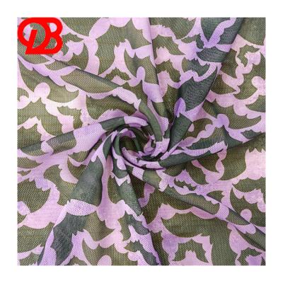 China Good Quality Tear-Resistant Customized Designs Polyester Mesh Fabric Halloween Printed For Sportswear And Garment for sale