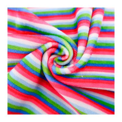 China Wholesale Best Price Digital Printing Polyester Spandex Velvet Fabric Cut Pieces Tear-resistant Textile For Headband for sale