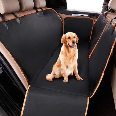 China Sustainable Hot Sale Printed Waterproof Polyester Dog Pet Car Seat Cover for sale